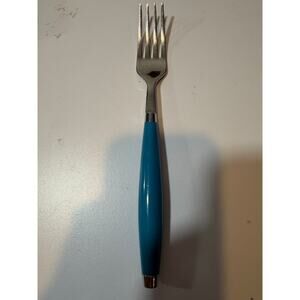 FIESTA dinner fork single Hostess Flatware Utensil Fiestaware BLUE Silverware